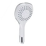 rain лейка для душа 3 режима, 120мм, хром/белый