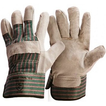 перчатки спилковые комбинированные усиленные трал