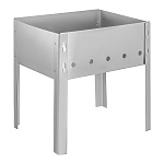 мангал сборный "эконом" тм grillboom, сталь 0,4мм, 35x25x35см