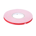 лента клеящая монтажная 2-х сторонняя, профессиональная, 6мм x 5м ермак 