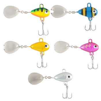 azor fishing блесна "тейлспин про" 10гр, 5 цветов