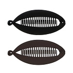 юниlook заколка для волос 13,5х6см, пластик, 2 цвета, acs25-10