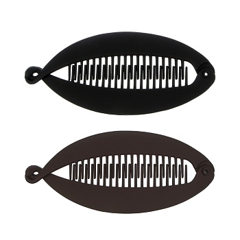 юниlook заколка для волос 13,5х6см, пластик, 2 цвета, acs25-10