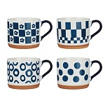 кружка сканди тм millimi, 400мл, 4 дизайна, фарфор интернет-магазин «Барс»