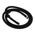 rain шланг для душа, 150см, 1/2"(имп)-1/2"(имп), сталь, латунь, epdm, антитвист, черный