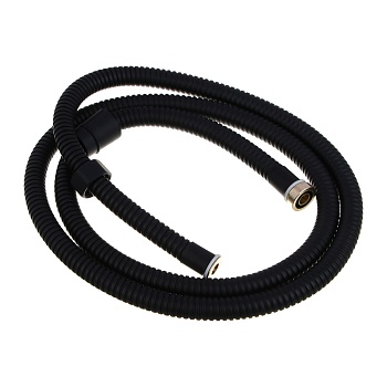 rain шланг для душа, 150см, 1/2"(имп)-1/2"(имп), сталь, латунь, epdm, антитвист, черный