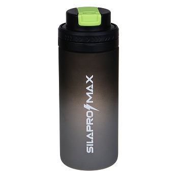 silapro max бутылка для воды, 20х7.5см, 620мл, черный, pc, pp
