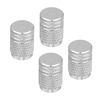 ермак набор заглушек ниппеля 4шт. алюминиевый, универсальный, серебро