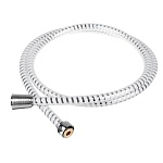 rain шланг для душа 150см, 1/2"(имп)-1/2"(имп), пвх, латунь, антитвист, серебристо-белый