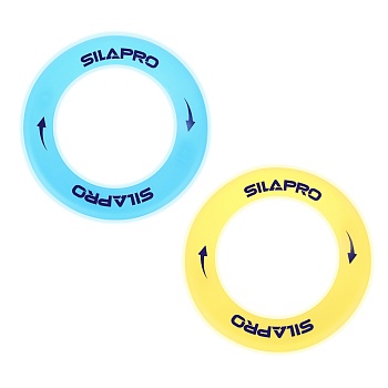 silapro летающий светящийся диск (фрисби), d=24.5см, pp