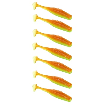 kaida приманка силиконовая риппер 3", 8см, 4гр, ht003, 7шт