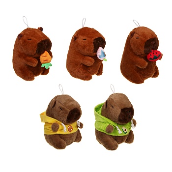игроленд игрушка мягкая "капибарчик" , 20 см, полиэстер, 2 вида