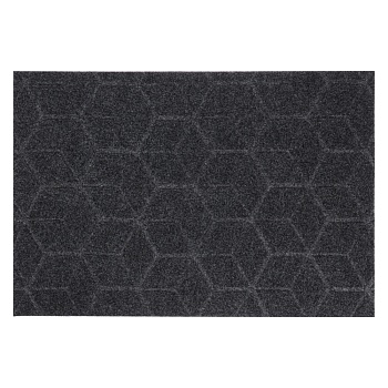 коврик придверный, влаговпитывающий, антискользящий, shahintex практик соты, 40х60, серый от магазина Барс