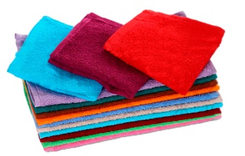 отрез махровый 50х90 см, цвет микс