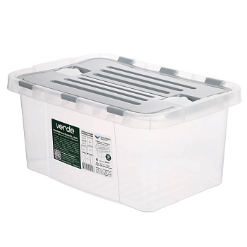 контейнер для хранения verde 10л, полипропилен, 37,2x25,6x17,8см от магазина Барс