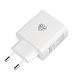 Сетевое зарядное устройство BY Smart 40Вт,2*USB-C, 1*USB-A, QC,PD,PPS,110-240В,50-60Гц,пластик,белый