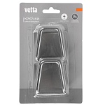 крючок-держатель кухонный универсальный тм vetta, нерж. сталь, 2шт от магазина Барс