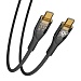 BY Кабель для зарядки Space Cable Techno Type-C-Type-C, 1 м, 5А, Быстрая зарядка, PD 65W, черный