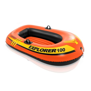 intex лодка explorer 100 (55кг) 147x84x36см, 58329np