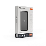 by аккумулятор мобильный, 10000 мач, встроен. кабели type-c, ip, 20w, 3a, пластик, черный от магазина Барс