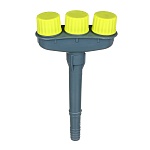 inbloom распылитель садовый 3-х лучевой, 1"-1/2", 20см, abs от магазина Барс