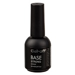 базовое покрытие для ногтей среднее "base strong", gel-off professional, 10 мл