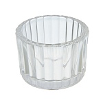 подсвечник тм ladecor стеклянный, 5,5x5,5x3,8 см, для чайных свечей