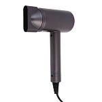 leben фен для волос, 1200 вт, 2 скорости, серый, концентратор интернет-магазин «Барс»