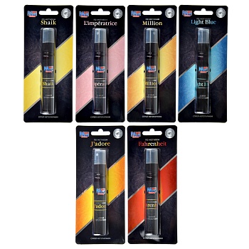 new galaxy ароматизатор спрей 28мл, по мотив. fahrenheit, jadore, limeratrice, light b.,million,shai