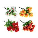 ladecor букет искусственных цветов, 4 цвета, 42-46 см