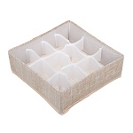 vetta лён кофр для мелочей, 30х30х10см, полиэстер, бежевый от магазина Барс