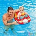 INTEX Круг для малышей КИДДИ ФЛОТ, с сиденьем и спинкой, 74х58см, от 1 до 2 лет, 3 вида, 59586NP