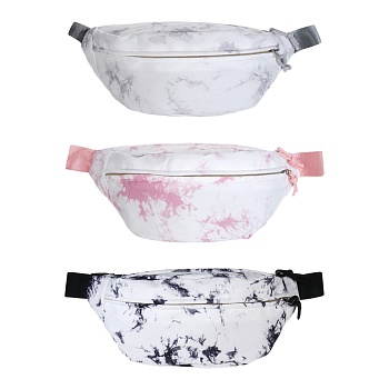 сумка поясная молодежная тм юl ярче, полиэстер, 32х15см, 3 цвета