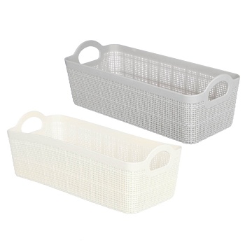 корзина для хранения тм vetta киото, 26,7x11,5x9,3см, 2 цвета от магазина Барс