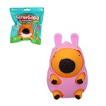 игроленд игрушка-антистресс, мялка "капибара в костюмчике", 10х6,5см, tpr, 4 дизайна интернет-магазин «Барс»