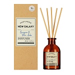 new galaxy диффузор perfumerie, lemongrass & vetiver, amber, 40мл