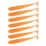 kaida приманка силиконовая твистер 3,8", 10см, 4гр, ht006, 7шт