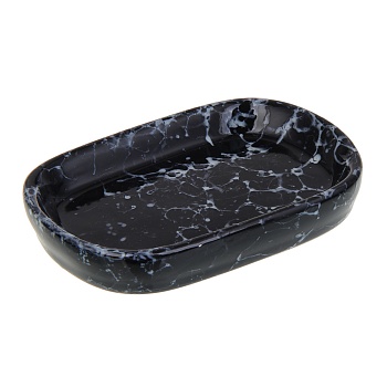 vetta мыльница, 13,5x9x2,5 см, керамика, "космос", мрамор чёрный от магазина Барс