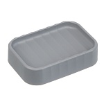 мыльница тм vetta сидней, пластик, pp, серый, 11,4x7,3x2,8см от магазина Барс