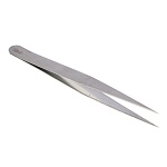пинцет прямой для рукоделия, металл, 12,3 см