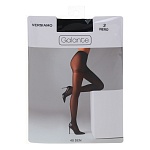 galante versiamo колготки 40 den с шортиками, 85% полиамид, 15% эластан, размер 3, цвет черный