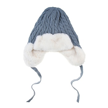 galante шапка-ушанка женская с иск.мехом, р-р 56-58,серый, сзшмп24-27