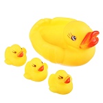 игроленд набор фигурок-пищалок "уточка", 4шт, резина, 10х8х7см интернет-магазин «Барс»