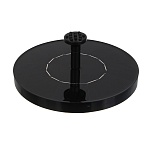 inbloom фонтан на солнечной батарее d16cм 7v/1.4w, dc 7v/150ma, 160л/час, пластик от магазина Барс