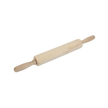 скалка деревянная тм vetta c вращающимися ручками, 42*5см интернет-магазин «Барс»