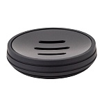 мыльница lago, чёрный, пластик, swp-2410-blk-04 от магазина Барс