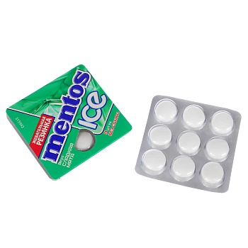 жевательная резинка mentos mig в ассортименте: вишня-мята, мята, апельсин-мята, мята перечная