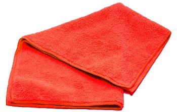 салфетка микрофибра 30*30 см 220г/м2, красная onm