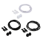 шнурки для обуви тм streetwise, эластичные, с фиксатором на пружине, 1 пара, 100см от магазина Барс