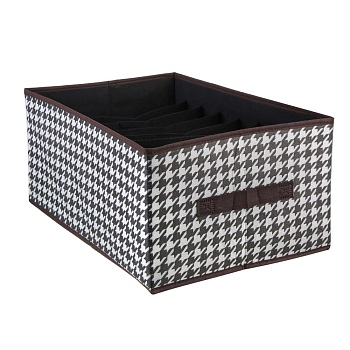 органайзер для хранения тм vetta вудхауз, 8 отделов, полипропилен, картон, 44*30*20см от магазина Барс